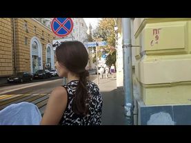 Дорога от метро к пункту выдачи