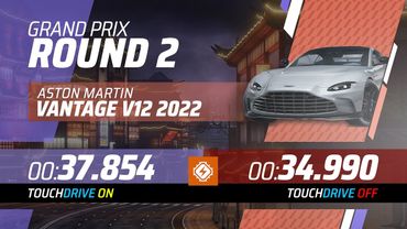 Asphalt Legends - AM Vantage V12 2022 - GRAND PRIX Round 2 - 5⭐ Touchdrive & Manual Reference Laps