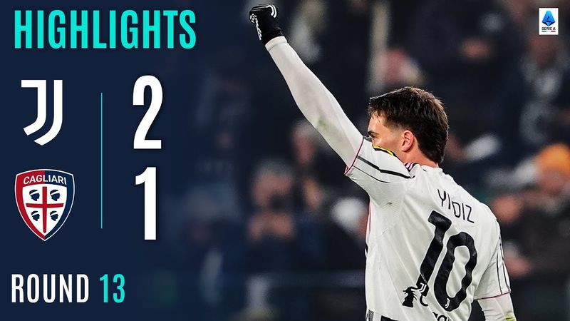 JUVENTUS-CAGLIARI 2-1 | HIGHLIGHTS | Yildiz’s double seals Juve’s comeback win | SERIE A 2025/26