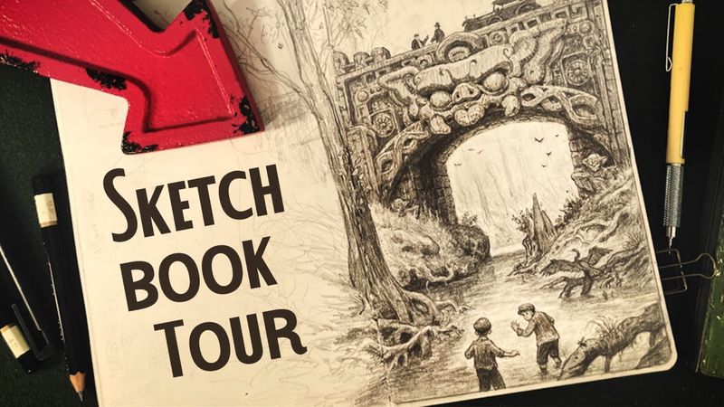 A Worldbuilding Sketchbook Tour