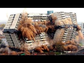 Демонтаж Зданий Взрывом, Снятые на Камеру