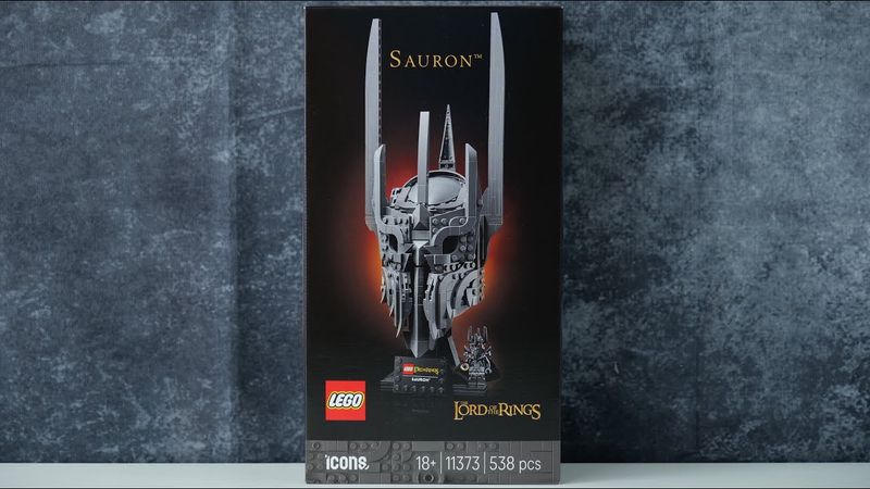 LEGO Icons 11373 The Lord of the Rings Sauron's Helmet - LEGO Speed Build Review