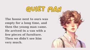 Learn English through Story Level 2 || Quiet Man || Improve Your English