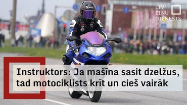 Motobraukšanas instruktors: Bieži negadījumu cēlonis ir pašu neuzmanība