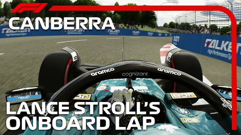 F1 2023 Canberra Street Circuit | Lance Stroll Onboard | Assetto Corsa
