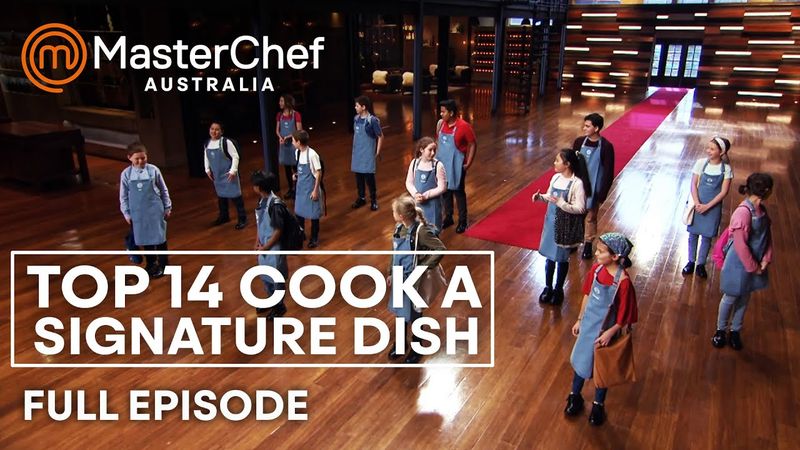 Top 14 First Challenge in Junior MasterChef Australia | S03 E01 | Full Episode | MasterChef World