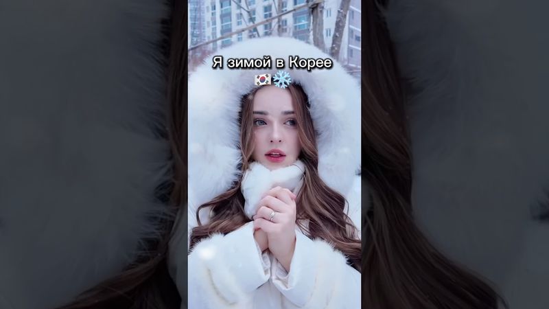 Муж кореец vs снег🤵🏻🇰🇷❄️ #корея #сеул #мужкореец #kpop #стрейкидс #сашаджей