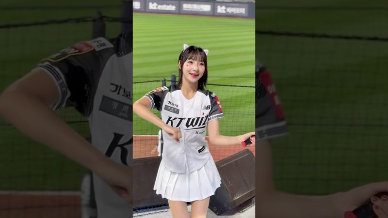 안타 날려주세요 멀리멀리 #정희정 #정희정치어리더 #ktwiz #kt위즈 #kt위즈치어리더