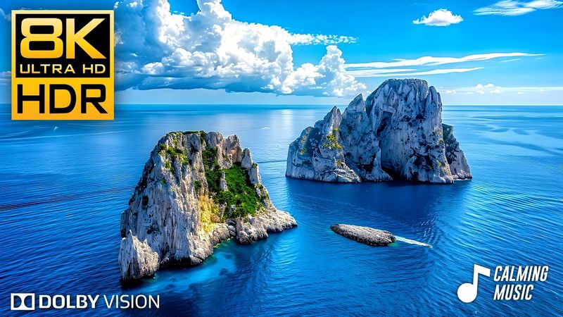EARTH'S MOST Beautiful Nature 8K HDR 120fps Dolby Vision (8K Video Ultra HD) #BGM