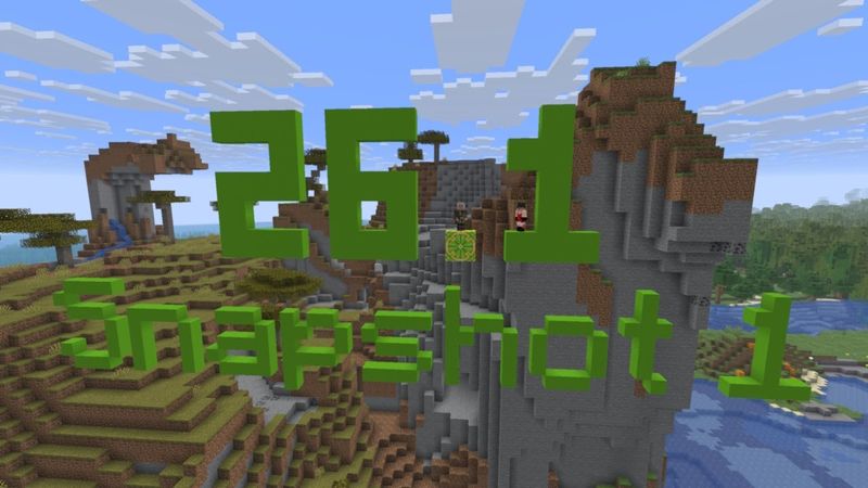 News in Minecraft 26.1 Snapshot 1 - First New Version Snapshot!