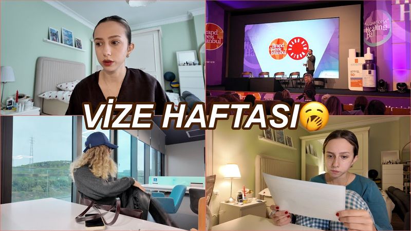 GÖREBİLECEĞİNİZ EN GERÇEKÇİ VİZE HAFTASI VLOG!🤓| Her Şey Kaos İçinde,Üniversitedeki İlk Vize Haftam😔