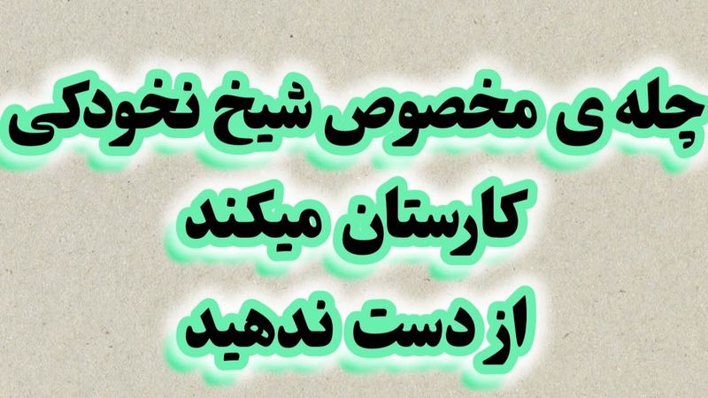 ❤️🌿🌹چله ی مخصوص شیخ نخودکی اصفهانی کارستان میکند❤️🌿🌹