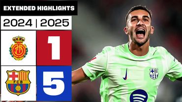 RCD Mallorca 1-5 FC Barcelona 2024/25 | RESUMEN ampliado
