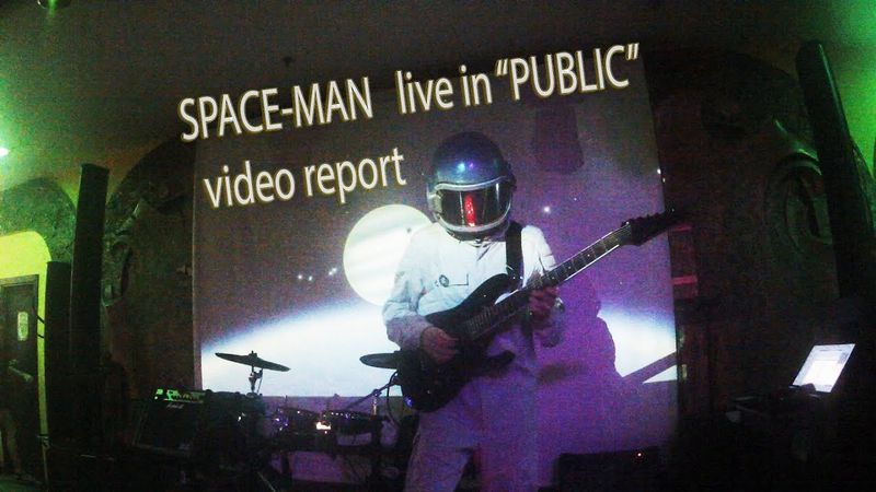 Space-man -  Live in Public (Chernivtsi/Ukraine)