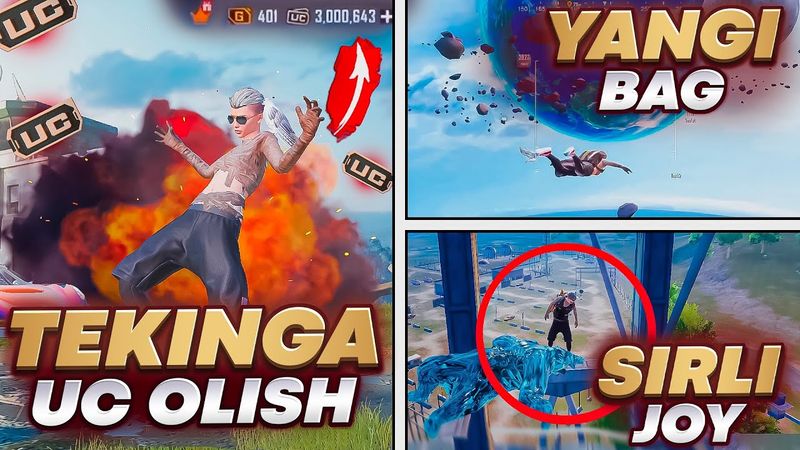 🤩TEKINGA UC ISHLANG✅YANGI BAGLAR ☠️SIZ BILMAGAN SIRLI JOY 🥵LIFE HACKLAR🤯