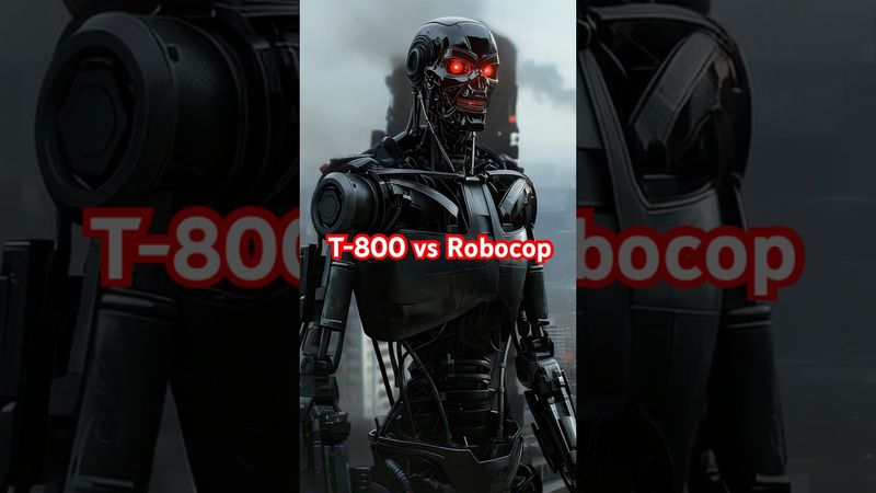 T-800 vs Robocop | Terminator Intro #shorts