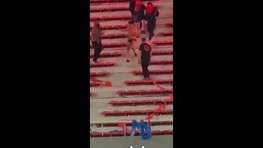 Crowd violence leaves dozens of fans injured at football match in Argentina