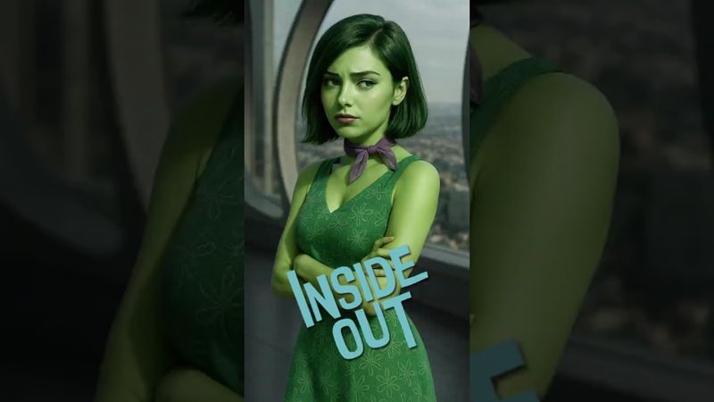 Inside Out in Real Life: Emotions Reimagined! 😱💙💥#InsideOut#InsideOut2 #InsideOutInRealLife