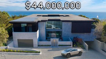 Touring a $44,000,000 All Concrete MALIBU Mansion With Insane Ocean Views