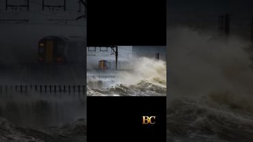 Storm Floris batters Scotland with 90 mph winds