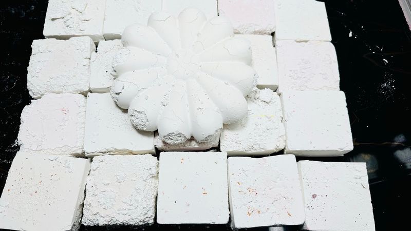 Soft Dusty Gym Chalk Block Crushing || Crispy Powdery Chalk Crush