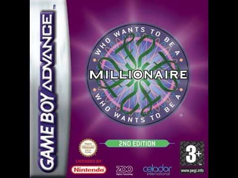 Who Wants to Be a Millionaire UK 2nd Edition Gameboy Advance John Carpenter Game #12