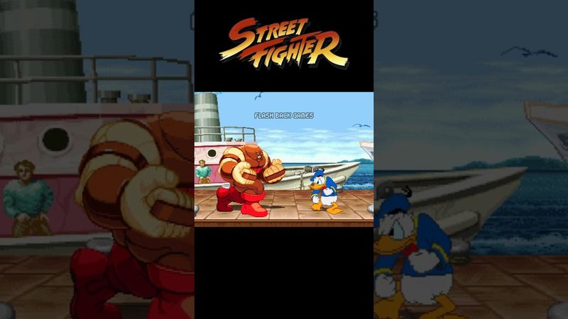 JUGGERNAUT VS DONALD DUCK ! #juggernaut #marvelcomics #donaldduck #streetfighter2