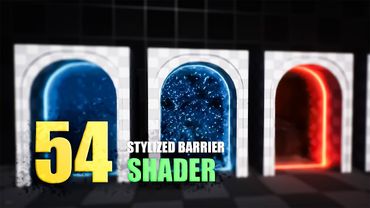 #Showcase | Stylized Barrier Shader in Unreal Engine 5