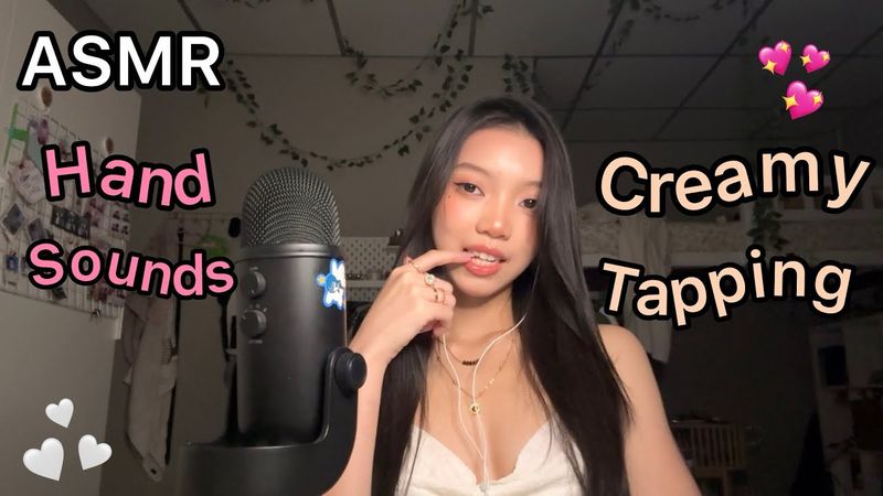 ASMR|Creamy Tapping & Hand Sounds💖