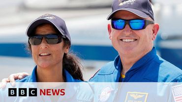 Astronauts in space for nine months didn't know if they would 'be able to make it back' | BBC News