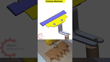 3D Mechanical Design & Animation | [Trimmer Mechanism] - Part [2] | CAD Simulation & Rendering