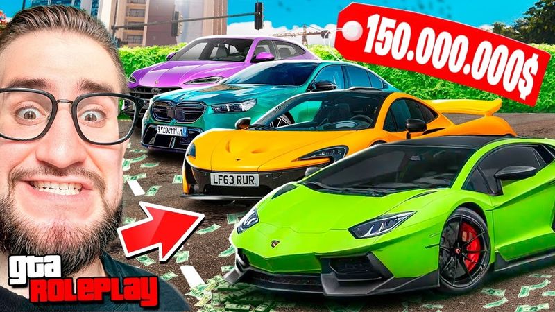 Я В ШОКЕ! ВЫБИЛ ВСЕ НОВЫЕ МАШИНЫ ИЗ КЕЙСА НА 150.000.000$! ЭТО АВТОПАРК МЕЧТЫ! (GTA 5 RP)