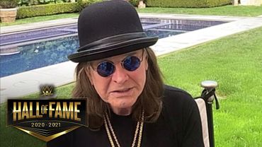 Ozzy Osbourne rides the “Crazy Train” into the Class of 2021: WWE Hall of Fame 2021