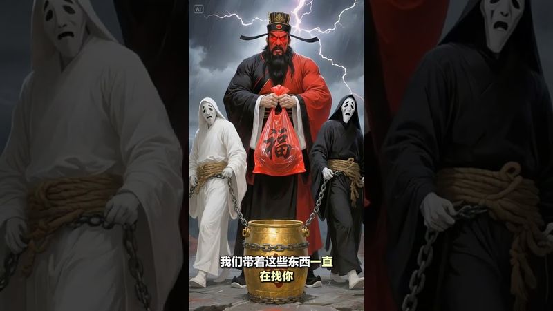 《閻王賜福》閻王無常賜福來！你接還是不接！接了！轉發！功德無量！#傳統文化 #善惡一念之間 #民間傳說 #正能量 #國學文化 #道家文化 #風水 #財運 #命理 #分享 #運勢 #財運 #轉運 #橫財