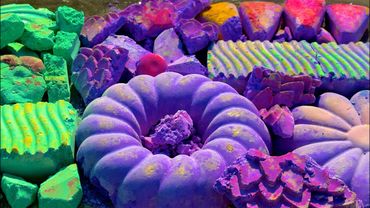 deep purple & green powdery soft gymchalk reforms/asmr gymchalk pakistan/