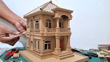 I SPENT 730 HOURS BUILDING A TWO-STOREY HOUSE OUT OF CARDBOARD