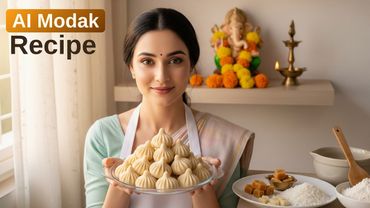 Modak Recipe Step by Step | Easy Ukadiche Modak for Ganpati | Google Veo 3 | #modakrecipe