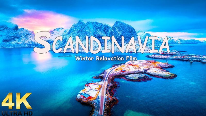 Scandinavia 4K - Winter Relaxation Film - Relaxing Music And Stunning Nature Scenes (4k Videos)