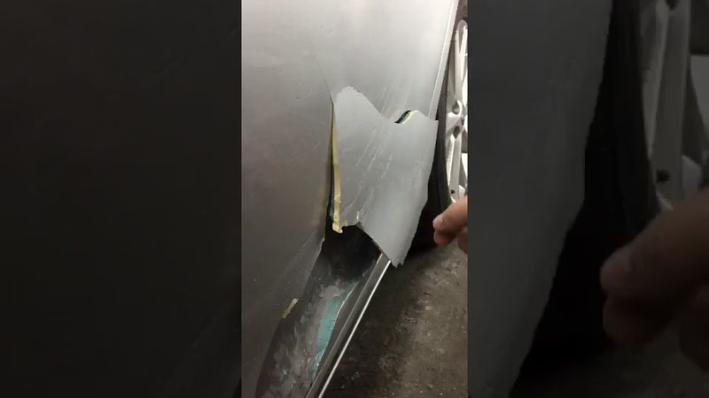 Ремонт Toyota Camry по-армянски! Килограмм шпатлевки!