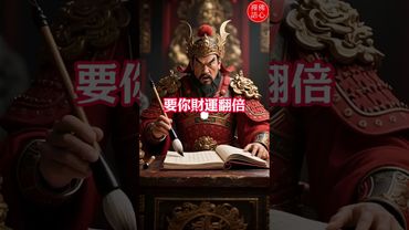 【武財神下凡】金筆一揮！財運翻倍 還清所有債！ #生肖 #財運 #運勢 #屬相 #風水 #命理