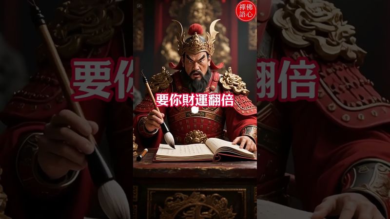 【武財神下凡】金筆一揮！財運翻倍 還清所有債！ #生肖 #財運 #運勢 #屬相 #風水 #命理