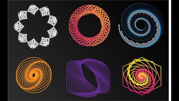 Make Geometric Line a Simple Vector Mandala Art ..  Effect.. pattern  brushes in  Adobe Illustrator