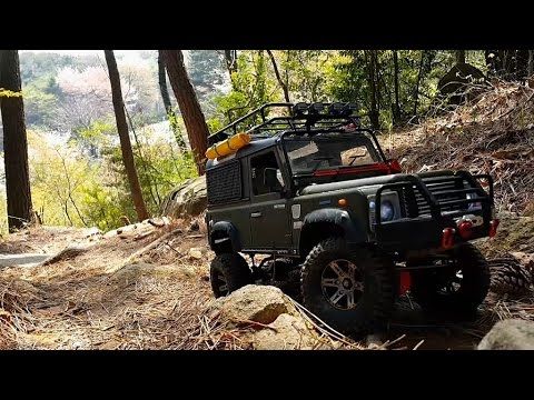 RC RC4WD D90 DEFENDER Man_duk Mountain expedition