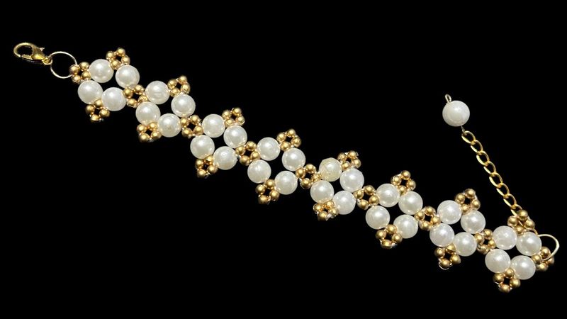 simple beaded bracelet tutorial…🤍