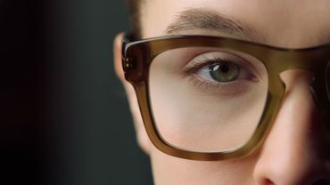 Woman Eyes Glasses Face   Stock Video Footage
