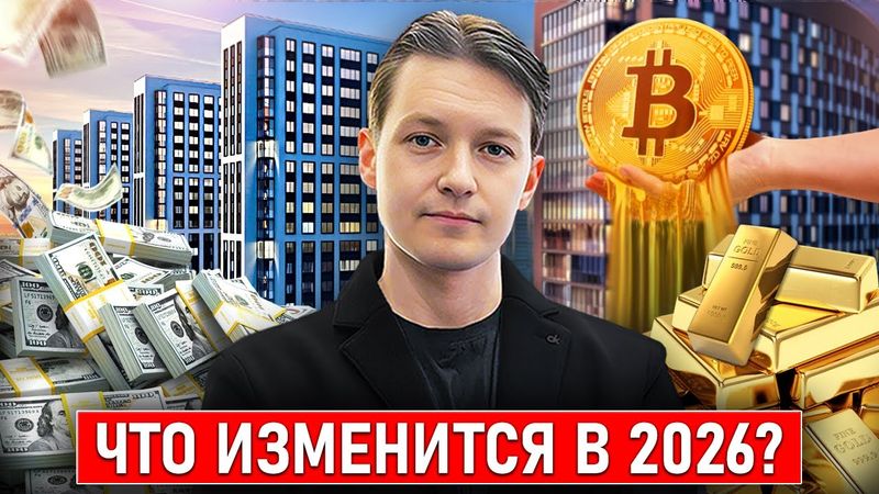 Шокирующие перемены 2026: Недвижимость, Валюта, Золото, Крипта