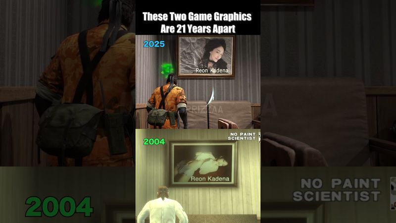 These Two Game Graphics Are 21 Years Apart #metalgearsoliddelta #metalgearsolid #mgs3
