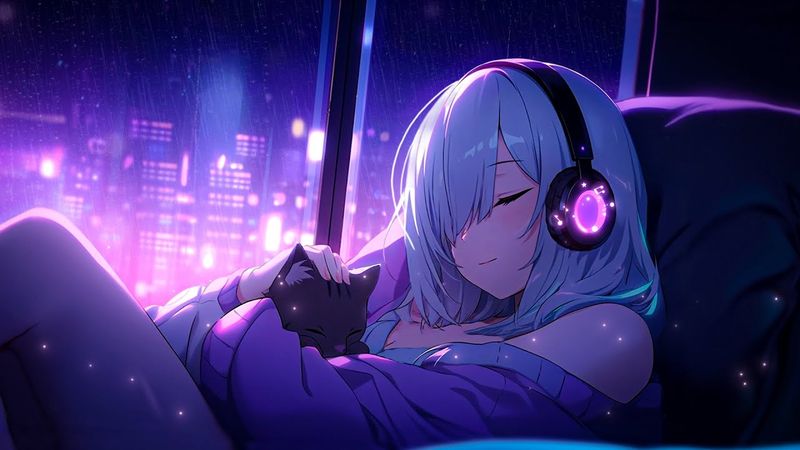 Just close your eyes and listen - The Best SLEEP Music to Calm Your Mind & Sleep Fast - Rain ASMR