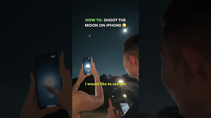 Here’s how to get a clear shot of the moon on your iPhone! 🌕📲 #photography #moon #smartphone