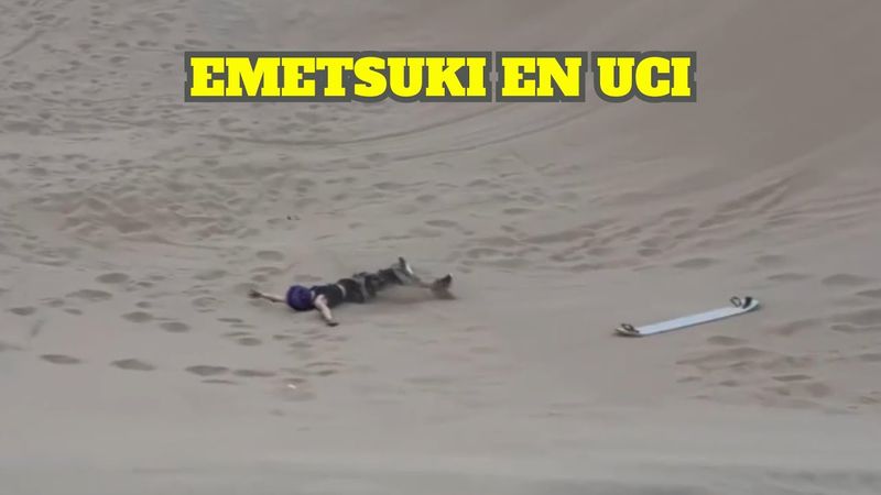 EMETSUKI SE SACA LA MRD HACIENDO SANDBOARD